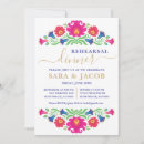 Search for floral rehearsal dinner invitations colourful