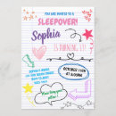 Search for sleepover invitations Girl sleepover party