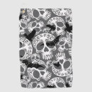 Search for skull golf towels Dia de los muertos