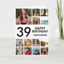 Search for 39th birthday cards Thirty ninth birthday