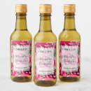 Search for mini wedding wine labels Rehearsal dinner