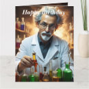 Search for laboratory birthday cards Scientist