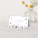 Search for butterflies place cards Floral