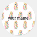 Search for seahorse stickers Watercolor