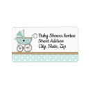 Search for baby stroller return address labels Vintage