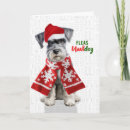 Search for miniature schnauzer christmas cards Dogs