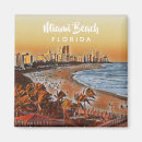 Search for florida souvenir magnets Miami beach
