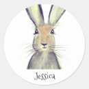 Search for watercolor rabbit stickers Animals