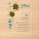 Search for for her 60th birthday invitations Watercolor floral