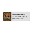Search for clan plaid return address labels Red