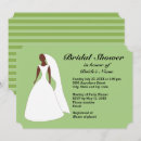 Search for african american bridal shower invitations Gown