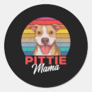Search for pitbulls stickers Mama