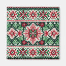 Search for green white pattern magnets Vintage