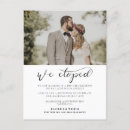 Search for postcard wedding reception invitations Chic