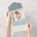 Search for dusty blue sea wedding invitations Minimalist