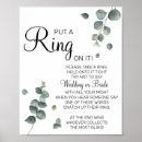 Search for put a ring on it bridal shower games Greenery