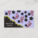 Search for wine business cards Vine