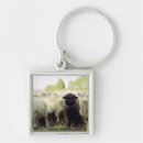 Search for white sheeps key rings Black