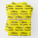 Search for black and yellow wrapping paper Elegant
