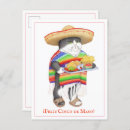 Search for mexican cat postcards Cinco de mayo