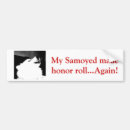 Search for samoyed bumper stickers Puppy