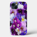 Search for purple pansy iphone cases Floral