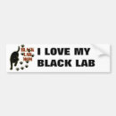 Search for black lab bumper stickers Cute