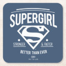 Search for retro graphics coasters Supergirl