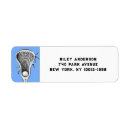 Search for team return address labels Blue