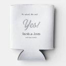 Search for engagement can coolers She said yes