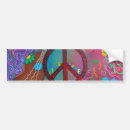 Search for hippie flower bumper stickers Peace