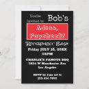 Search for funny retirement party invitations Cool unique typography