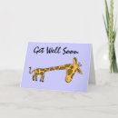 Search for giraffe get well cards Funny