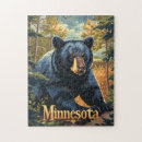 Search for minnesota puzzles Black bear