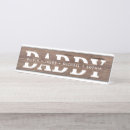 Search for wood name plates Typography