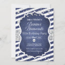 Search for denim and diamonds birthday invitations Blue jeans