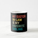 Search for my sister in law mugs Funny