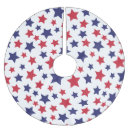 Search for red white and blue tree skirts United states