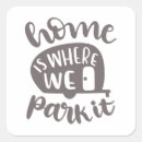 Search for home is where stickers Funny