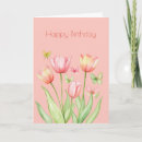 Search for tulip flower birthday cards Elegant
