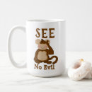 Search for 3 wise monkeys mugs Funny