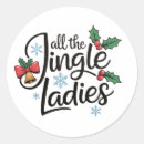 Search for jingle bell stickers Santa