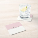 Search for plain white coasters Elegant