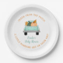 Search for twin baby shower plates Watercolor