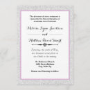 Search for purple glitter wedding invitations Lavender