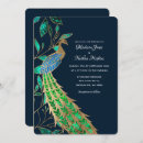Search for elegant peacock wedding invitations Stylish