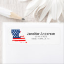 Search for made in the usa return address labels Red