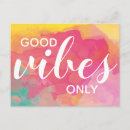 Search for good vibes postcards Encouragement