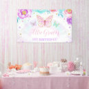 Search for butterfly banners Butterfly 1st birthday