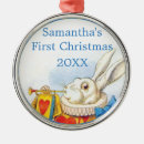 Search for wonderland christmas tree decorations White rabbit